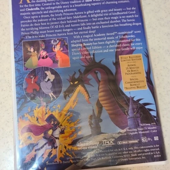 Walt Disney Sleeping Beauty VHS - Picture 3 of 6